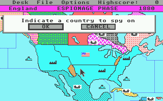 Colonial Conquest screenshot 4 for Atari ST